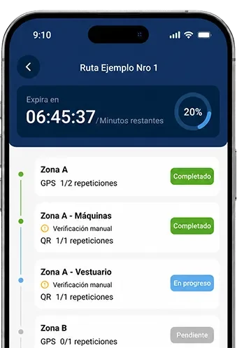 Control de asistencia y Control de Roda - Attendance control